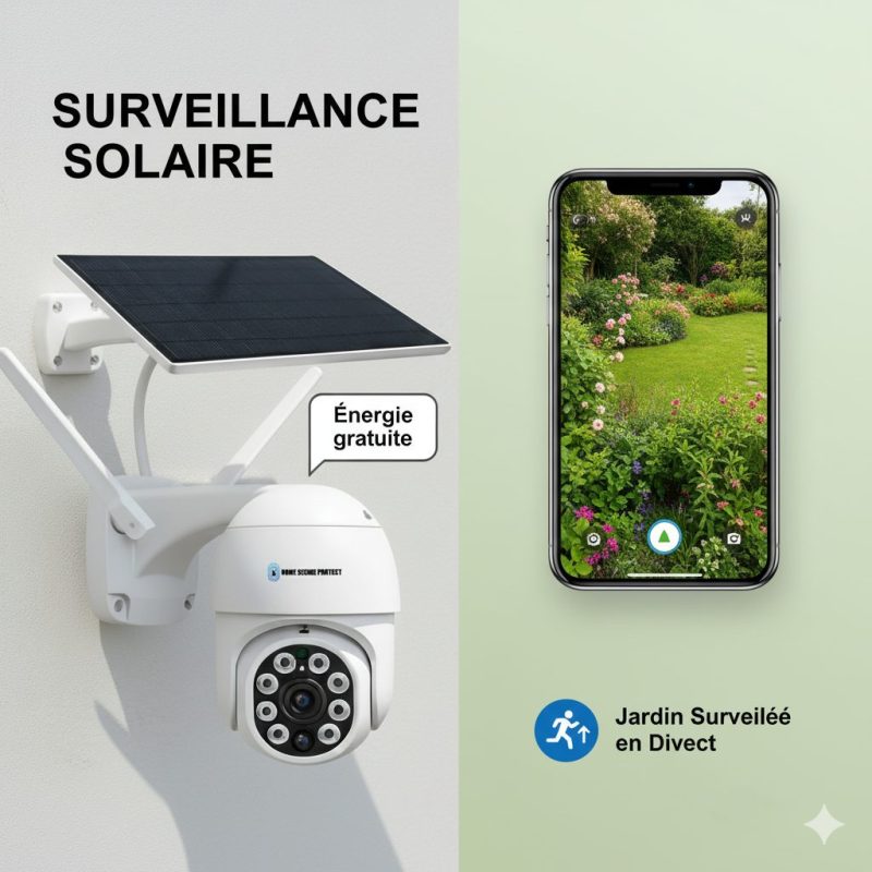 Caméra WiFi Solaire HSP-CWS1 – Image 3